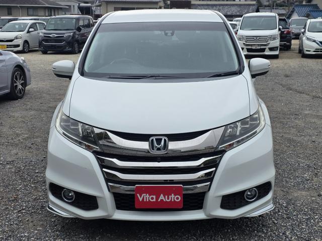 オデッセイ アブソルート メモリーナビ フルセグTV 全方位カメラ フリップダウンモニター スマートキー LEDヘッドライト 衝突軽減ブレーキ 両側パワスラ Bluetooth クルコン 純正17インチアルミ ETC(4枚目)