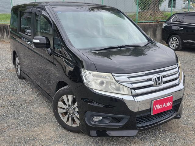 ステップワゴンスパーダ Z メモリーナビ フルセグTV リアカメラ HIDヘッドライト 両側パワスラ Bluetooth 純正16インチアルミ ETC(2枚目)