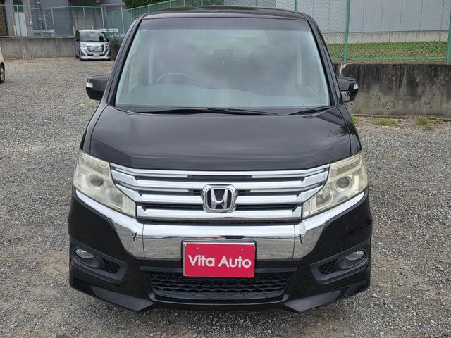 ステップワゴンスパーダ Z メモリーナビ フルセグTV リアカメラ HIDヘッドライト 両側パワスラ Bluetooth 純正16インチアルミ ETC(4枚目)