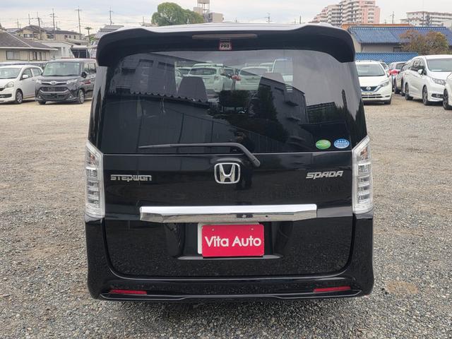 ステップワゴンスパーダ Z メモリーナビ フルセグTV リアカメラ HIDヘッドライト 両側パワスラ Bluetooth 純正16インチアルミ ETC(11枚目)