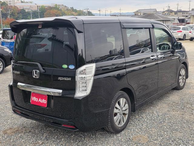 ステップワゴンスパーダ Z メモリーナビ フルセグTV リアカメラ HIDヘッドライト 両側パワスラ Bluetooth 純正16インチアルミ ETC(12枚目)