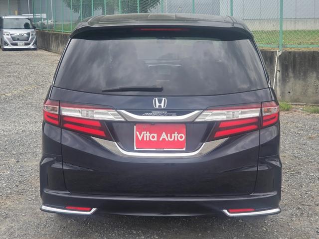 オデッセイ アブソルート メモリーナビ フルセグTV リアカメラ スマートキー LEDヘッドライト 衝突軽減ブレーキ 両側パワスラ 前ドラレコ Bluetooth クルコン 純正17インチアルミ ETC(10枚目)