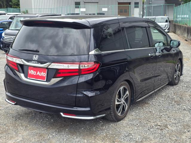 オデッセイ アブソルート メモリーナビ フルセグTV リアカメラ スマートキー LEDヘッドライト 衝突軽減ブレーキ 両側パワスラ 前ドラレコ Bluetooth クルコン 純正17インチアルミ ETC(12枚目)