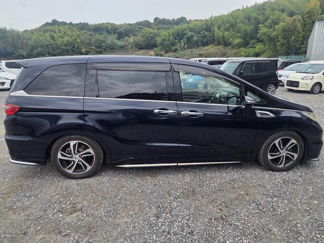 オデッセイ アブソルート メモリーナビ フルセグTV リアカメラ スマートキー LEDヘッドライト 衝突軽減ブレーキ 両側パワスラ 前ドラレコ Bluetooth クルコン 純正17インチアルミ ETC(13枚目)