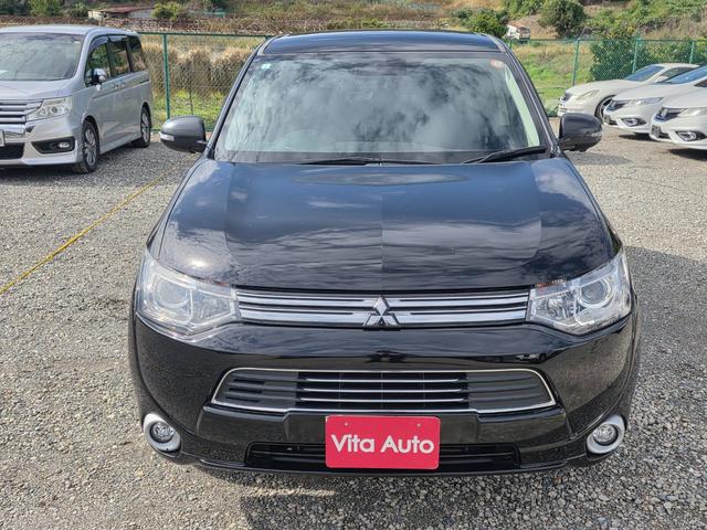 アウトランダーPHEV Gナビパッケージ 4WD SDナビ フルセグTV リアカメラ スマートキー HIDヘッドライト 衝突軽減ブレーキ Bluetooth ACC 純正18インチアルミ ETC(4枚目)