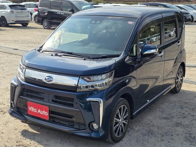 ムーヴ カスタム　ＸリミテッドＩＩ　ＳＡＩＩＩ　ＳＤナビ　フルセグＴＶ　全方位カメラ　スマートキー　ＬＥＤヘッドライト　衝突軽減ブレーキ　前ドラレコ　Ｂｌｕｅｔｏｏｔｈ　クルコン　純正１４インチアルミ　ＥＴＣ（6枚目）