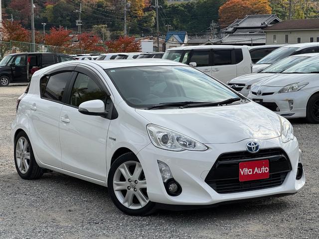 アクア Ｓ　ＳＤナビ　ワンセグＴＶ　リアカメラ　スマートキー　ＬＥＤヘッドライト　Ｂｌｕｅｔｏｏｔｈ　純正１６インチアルミ　ＥＴＣ（2枚目）