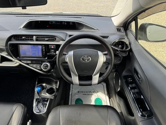 アクア Ｓ　ＳＤナビ　ワンセグＴＶ　リアカメラ　スマートキー　ＬＥＤヘッドライト　Ｂｌｕｅｔｏｏｔｈ　純正１６インチアルミ　ＥＴＣ（20枚目）