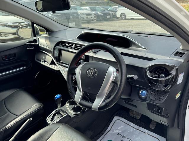 アクア Ｓ　ＳＤナビ　ワンセグＴＶ　リアカメラ　スマートキー　ＬＥＤヘッドライト　Ｂｌｕｅｔｏｏｔｈ　純正１６インチアルミ　ＥＴＣ（33枚目）