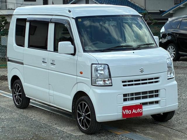 エブリイ ジョインターボ　メモリーナビ　フルセグＴＶ　スマートキー　ＬＥＤヘッドライト　前後ドラレコ　社外１４インチアルミ（2枚目）