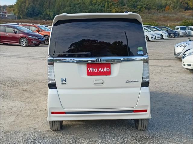 Ｎ－ＢＯＸカスタム Ｇ・ターボＡパッケージ　ＳＤナビ　フルセグＴＶ　リアカメラ　スマートキー　ＨＩＤヘッドライト　衝突軽減ブレーキ　両側パワスラ　Ｂｌｕｅｔｏｏｔｈ　クルコン　純正１５インチアルミ　ＥＴＣ（12枚目）