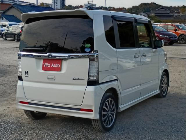 Ｎ－ＢＯＸカスタム Ｇ・ターボＡパッケージ　ＳＤナビ　フルセグＴＶ　リアカメラ　スマートキー　ＨＩＤヘッドライト　衝突軽減ブレーキ　両側パワスラ　Ｂｌｕｅｔｏｏｔｈ　クルコン　純正１５インチアルミ　ＥＴＣ（14枚目）