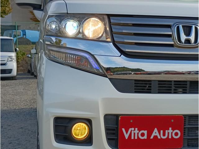 Ｎ－ＢＯＸカスタム Ｇ・ターボＡパッケージ　ＳＤナビ　フルセグＴＶ　リアカメラ　スマートキー　ＨＩＤヘッドライト　衝突軽減ブレーキ　両側パワスラ　Ｂｌｕｅｔｏｏｔｈ　クルコン　純正１５インチアルミ　ＥＴＣ（17枚目）