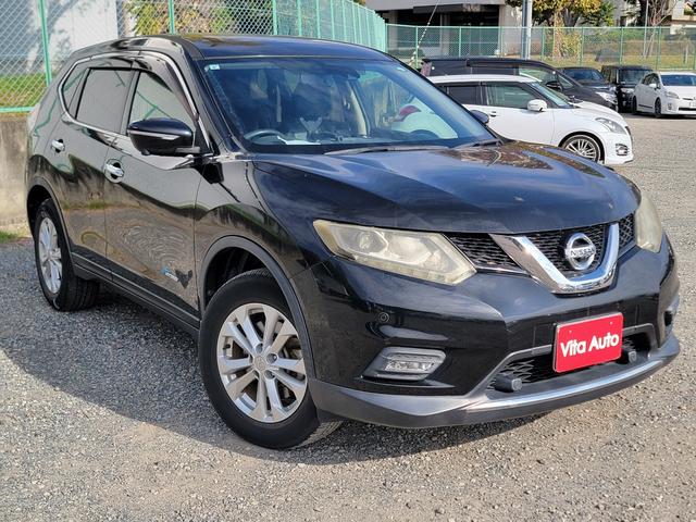 エクストレイル 20X ハイブリッド エマージェンシーブレーキP 4WD SDナビ 全方位カメラ スマートキー LEDヘッドライト 衝突軽減ブレーキ 革シート シートヒーター クルコン 純正17インチアルミ(2枚目)