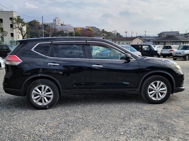 エクストレイル 20X ハイブリッド エマージェンシーブレーキP 4WD SDナビ 全方位カメラ スマートキー LEDヘッドライト 衝突軽減ブレーキ 革シート シートヒーター クルコン 純正17インチアルミ(8枚目)