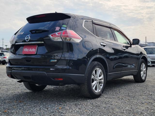 エクストレイル 20X ハイブリッド エマージェンシーブレーキP 4WD SDナビ 全方位カメラ スマートキー LEDヘッドライト 衝突軽減ブレーキ 革シート シートヒーター クルコン 純正17インチアルミ(13枚目)