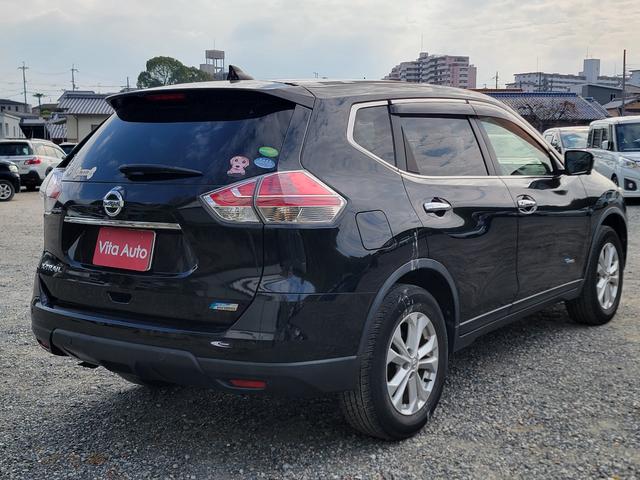 エクストレイル 20X ハイブリッド エマージェンシーブレーキP 4WD SDナビ 全方位カメラ スマートキー LEDヘッドライト 衝突軽減ブレーキ 革シート シートヒーター クルコン 純正17インチアルミ(14枚目)