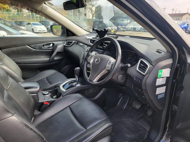 エクストレイル 20X ハイブリッド エマージェンシーブレーキP 4WD SDナビ 全方位カメラ スマートキー LEDヘッドライト 衝突軽減ブレーキ 革シート シートヒーター クルコン 純正17インチアルミ(34枚目)