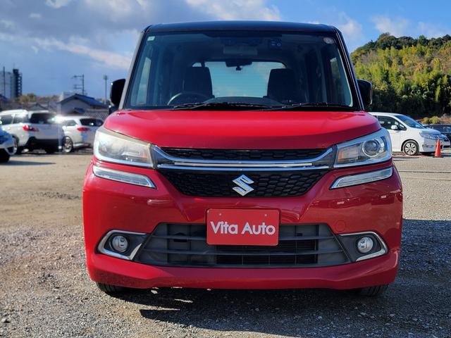 ソリオバンディット ハイブリッドMV SDナビ フルセグTV スマートキー LEDヘッドライト 衝突軽減ブレーキ 片側パワスラ 前後ドラレコ シートヒーター クルコン 純正15インチアルミ ETC(3枚目)