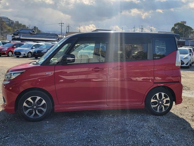 ソリオバンディット ハイブリッドMV SDナビ フルセグTV スマートキー LEDヘッドライト 衝突軽減ブレーキ 片側パワスラ 前後ドラレコ シートヒーター クルコン 純正15インチアルミ ETC(7枚目)