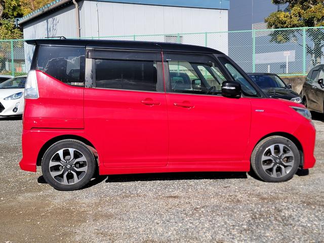 ソリオバンディット ハイブリッドMV SDナビ フルセグTV スマートキー LEDヘッドライト 衝突軽減ブレーキ 片側パワスラ 前後ドラレコ シートヒーター クルコン 純正15インチアルミ ETC(8枚目)