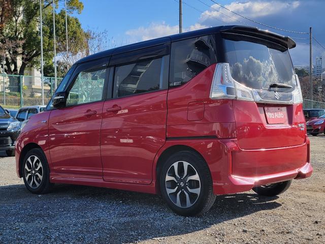 ソリオバンディット ハイブリッドMV SDナビ フルセグTV スマートキー LEDヘッドライト 衝突軽減ブレーキ 片側パワスラ 前後ドラレコ シートヒーター クルコン 純正15インチアルミ ETC(9枚目)