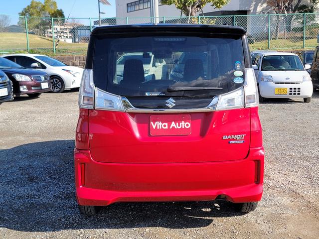 ソリオバンディット ハイブリッドMV SDナビ フルセグTV スマートキー LEDヘッドライト 衝突軽減ブレーキ 片側パワスラ 前後ドラレコ シートヒーター クルコン 純正15インチアルミ ETC(12枚目)