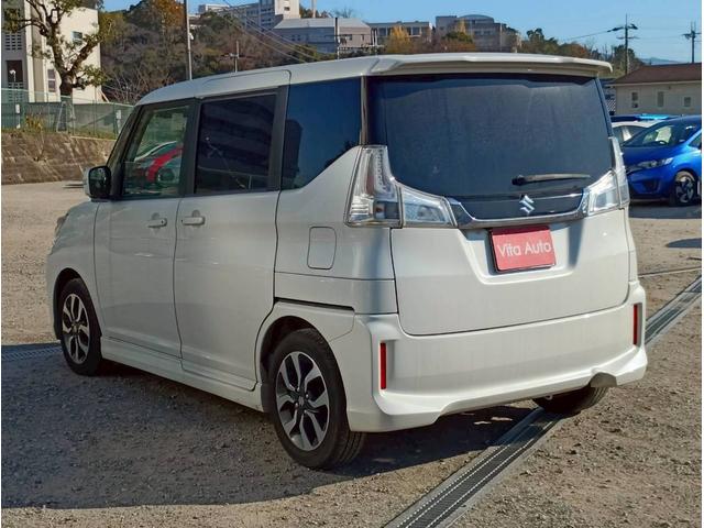 ソリオバンディット ハイブリッドMV メモリーナビ フルセグTV 全方位カメラ スマートキー LEDヘッドライト 衝突軽減ブレーキ 両側パワスラ シートヒーター Bluetooth クルコン 純正15インチアルミ ETC(9枚目)