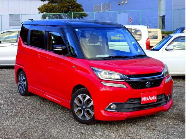 ソリオバンディット ハイブリッドＭＶ　メモリーナビ　フルセグＴＶ　全方位カメラ　スマートキー　ＬＥＤヘッドライト　片側パワスラ　シートヒーター　Ｂｌｕｅｔｏｏｔｈ　純正１５インチアルミ　ＥＴＣ（2枚目）