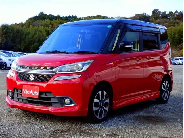 ソリオバンディット ハイブリッドＭＶ　メモリーナビ　フルセグＴＶ　全方位カメラ　スマートキー　ＬＥＤヘッドライト　片側パワスラ　シートヒーター　Ｂｌｕｅｔｏｏｔｈ　純正１５インチアルミ　ＥＴＣ（5枚目）