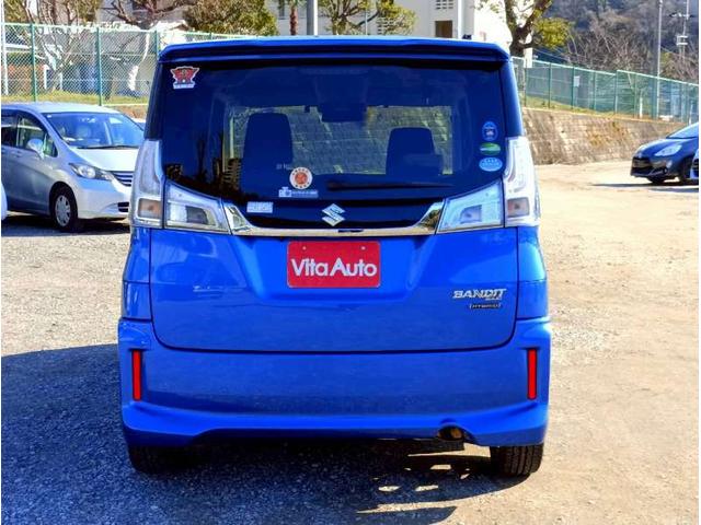 ソリオバンディット ハイブリッドＳＶ　メモリーナビ　フルセグＴＶ　リアカメラ　スマートキー　ＬＥＤヘッドライト　衝突軽減ブレーキ　両側パワスラ　前ドラレコ　シートヒーター　Ｂｌｕｅｔｏｏｔｈ　クルコン　純正１５インチアルミ　ＥＴＣ（11枚目）