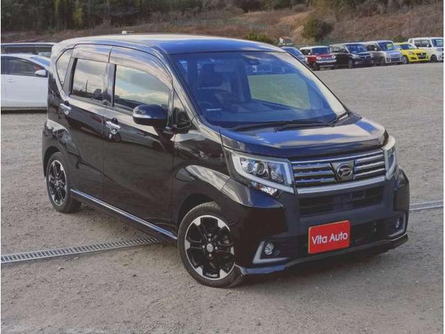 ムーヴ カスタム　ＲＳ　ハイパーＳＡＩＩ　スマートキー　ＬＥＤヘッドライト　衝突軽減ブレーキ　クルコン　純正１５インチアルミ　ＥＴＣ（2枚目）