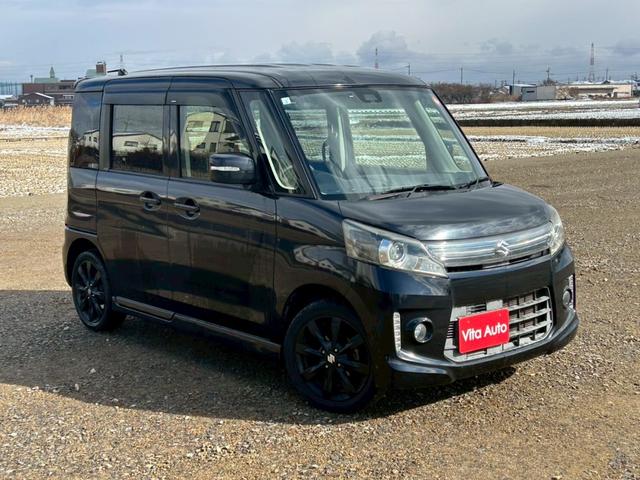 スペーシアカスタム XSリミテッド メモリーナビ フルセグTV スマートキー HIDヘッドライト 衝突軽減ブレーキ 両側パワスラ シートヒーター Bluetooth 純正15インチアルミ ETC(2枚目)