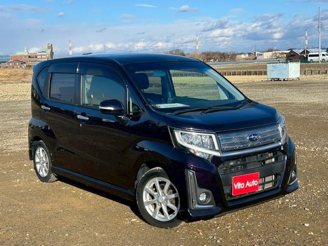 ステラ カスタムＲ　スマートアシスト　４ＷＤ　メモリーナビ　フルセグＴＶ　スマートキー　ＬＥＤヘッドライト　衝突軽減ブレーキ　Ｂｌｕｅｔｏｏｔｈ　純正１４インチアルミ（2枚目）