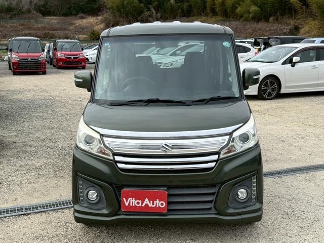 スペーシアカスタム ＸＳ　メモリーナビ　ワンセグＴＶ　スマートキー　ＨＩＤヘッドライト　両側パワスラ　シートヒーター　Ｂｌｕｅｔｏｏｔｈ　純正１５インチアルミ（6枚目）