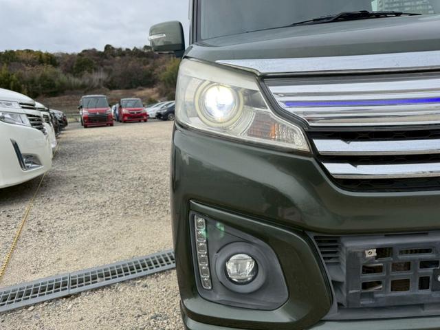 スペーシアカスタム ＸＳ　メモリーナビ　ワンセグＴＶ　スマートキー　ＨＩＤヘッドライト　両側パワスラ　シートヒーター　Ｂｌｕｅｔｏｏｔｈ　純正１５インチアルミ（17枚目）