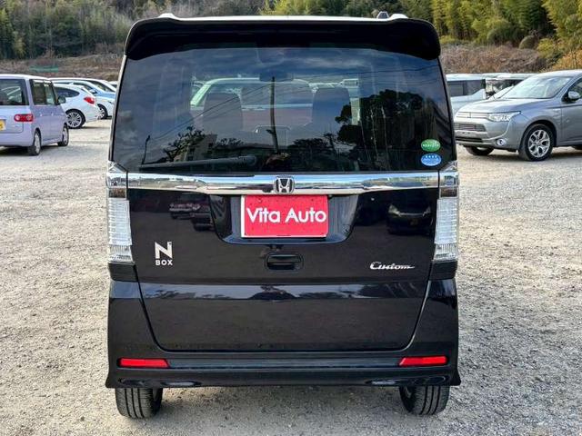 Ｎ－ＢＯＸカスタム Ｇ　ターボＳＳパッケージ　メモリーナビ　フルセグＴＶ　リアカメラ　スマートキー　ＬＥＤヘッドライト　衝突軽減ブレーキ　両側パワスラ　クルコン　純正１５インチアルミ（9枚目）