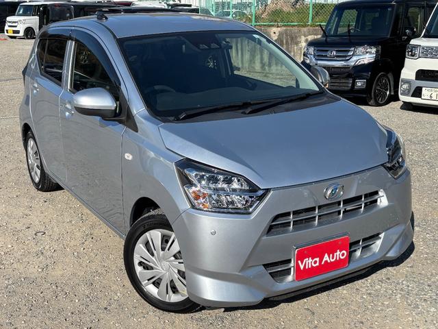 ミライース X SAIII メモリーナビ フルセグTV リアカメラ LEDヘッドライト 衝突軽減ブレーキ 前ドラレコ Bluetooth 純正14インチ鉄 ETC(2枚目)