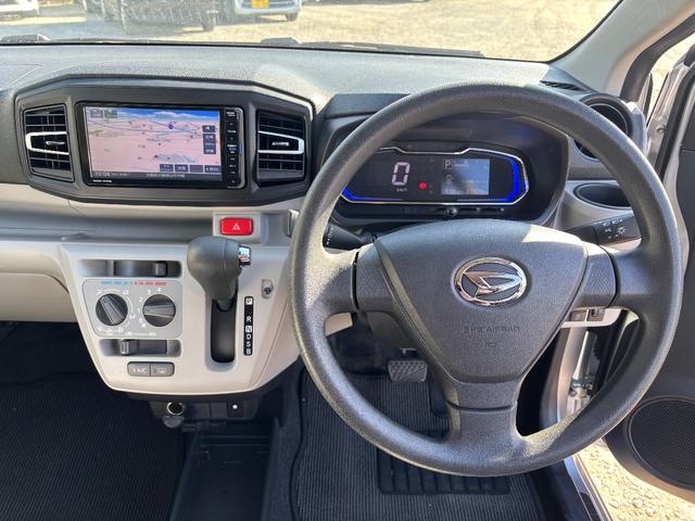 ミライース X SAIII メモリーナビ フルセグTV リアカメラ LEDヘッドライト 衝突軽減ブレーキ 前ドラレコ Bluetooth 純正14インチ鉄 ETC(17枚目)