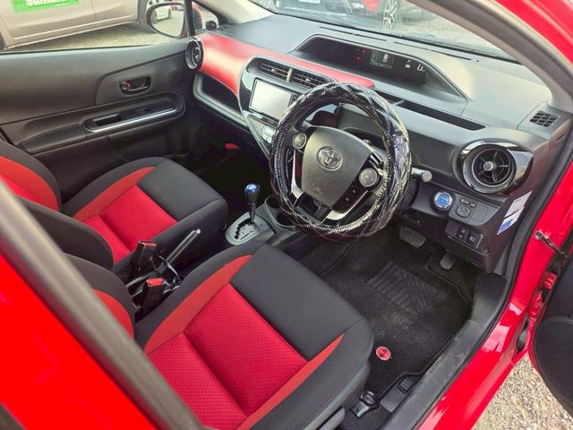 アクア Ｓ　ＳＤナビ　フルセグＴＶ　リアカメラ　スマートキー　ＨＩＤヘッドライト　衝突軽減ブレーキ　Ｂｌｕｅｔｏｏｔｈ　社外１７インチ鉄（32枚目）