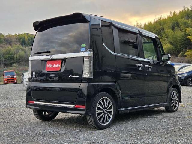 Ｎ－ＢＯＸカスタム Ｇ・ターボＬパッケージ　メモリーナビ　フルセグＴＶ　リアカメラ　スマートキー　ＨＩＤヘッドライト　両側パワスラ　Ｂｌｕｅｔｏｏｔｈ　クルコン　純正１５インチアルミ　ＥＴＣ（12枚目）