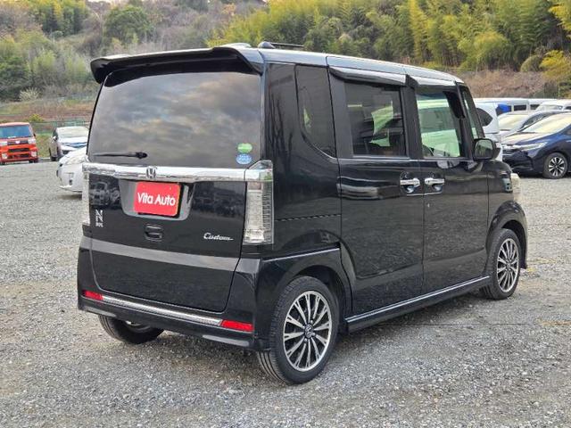 Ｎ－ＢＯＸカスタム Ｇ・ターボＬパッケージ　メモリーナビ　フルセグＴＶ　リアカメラ　スマートキー　ＨＩＤヘッドライト　両側パワスラ　Ｂｌｕｅｔｏｏｔｈ　クルコン　純正１５インチアルミ　ＥＴＣ（13枚目）