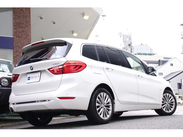 ２シリーズ ２１８ｉグランツアラー　ラグジュアリー　ユーザー様直接買取車両　ディーラー整備記録簿　コンフォートＰＫＧ　ドライビングアシスト　コンフォートアクセス　レザーシート（3枚目）
