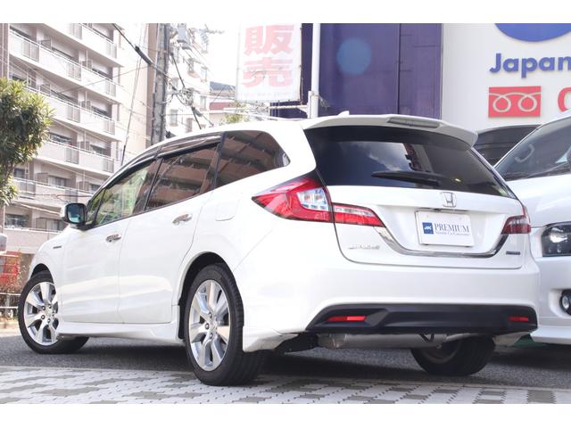 ジェイド ハイブリッドＸ　ワンオーナーユーザー様直接買取車　禁煙車　車検Ｒ９年３月　ホンダセンシング　純正インターナビ　フルセグＴＶ　バックカメラ　ＬＥＤヘッドライト　ハーフレザーシート（3枚目）