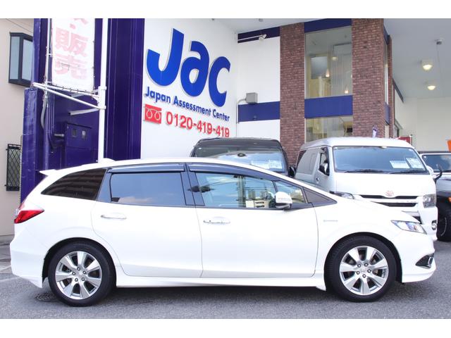 ジェイド ハイブリッドＸ　ワンオーナーユーザー様直接買取車　禁煙車　車検Ｒ９年３月　ホンダセンシング　純正インターナビ　フルセグＴＶ　バックカメラ　ＬＥＤヘッドライト　ハーフレザーシート（6枚目）