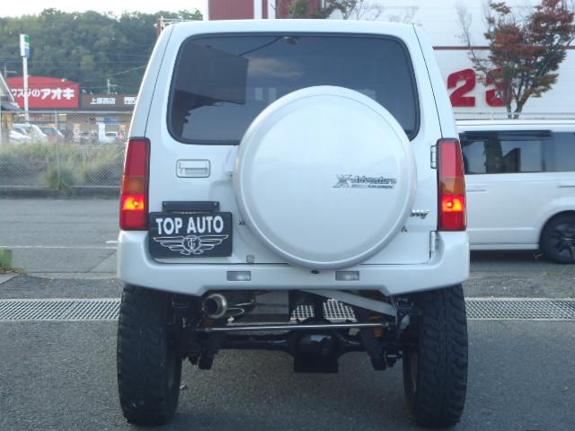 ジムニー クロスアドベンチャーXC 5速MT 4WD ワンオーナー シートヒーター キーレス ETC ハーフレザーシート 背面タイヤ 社外ステンレスマフラー 前後FRPバンパー(3枚目)