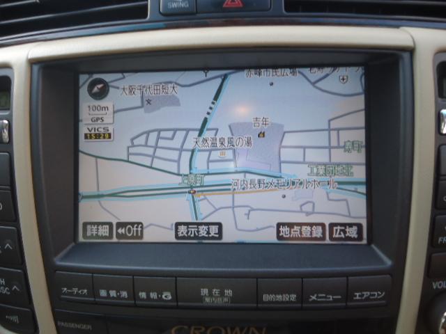 クラウン ロイヤルサルーン　６０ｔｈスペシャルＥＤ　ＨＩＤヘッドライト　ＥＴＣ　スマートキー　純正ナビ（20枚目）