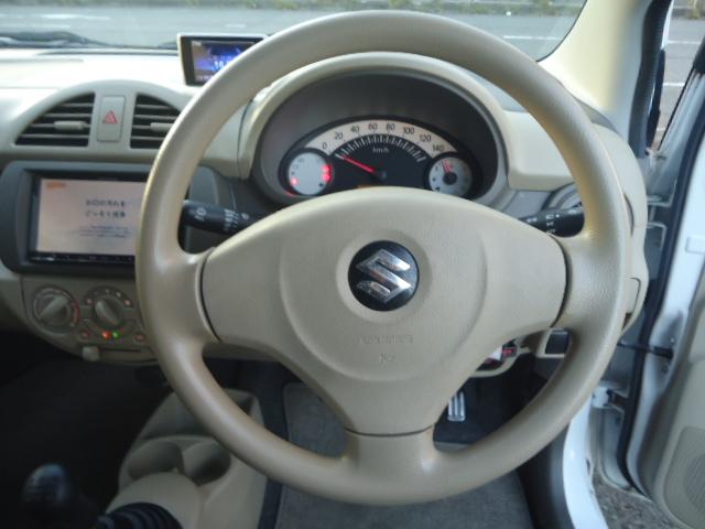 アルト Ｆ　５速ミッション　社外１５インチアルミ　ローダウン　社外マフラー　エアクリ　ナビ　ワンセグＴＶ　ＥＴＣ（27枚目）