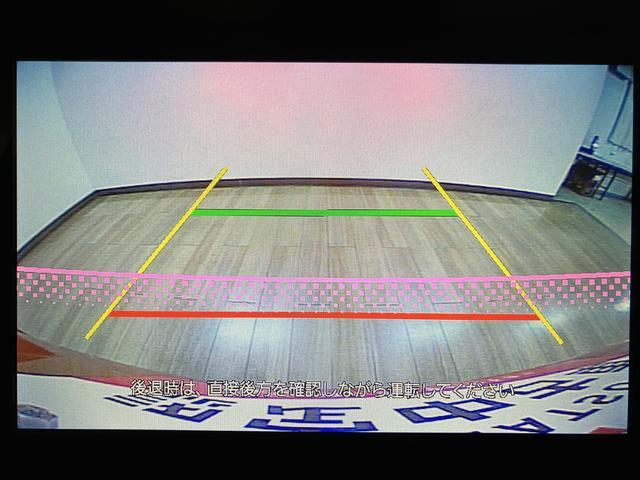 バックカメラを装備！ナビの画面に運転席から見えにくい部分を表示するので、安全に操作が出来ます！