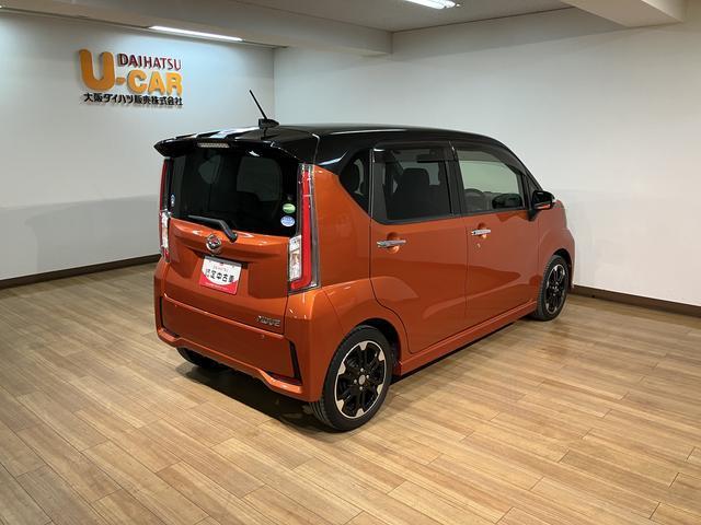 ８インチナビやバックカメラなど装着済みのムーヴカスタムが登場！４ＷＤ・ターボモデルですのでいろいろ使い勝手が良いですよ！